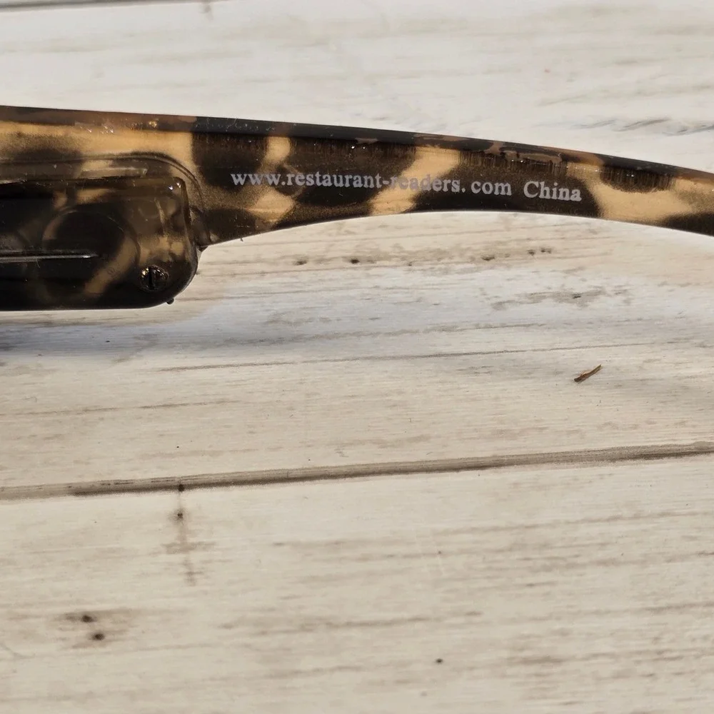 Restaurant Readers RR2010-5‎ Tortoise Shell Rectangular Reading Glasses